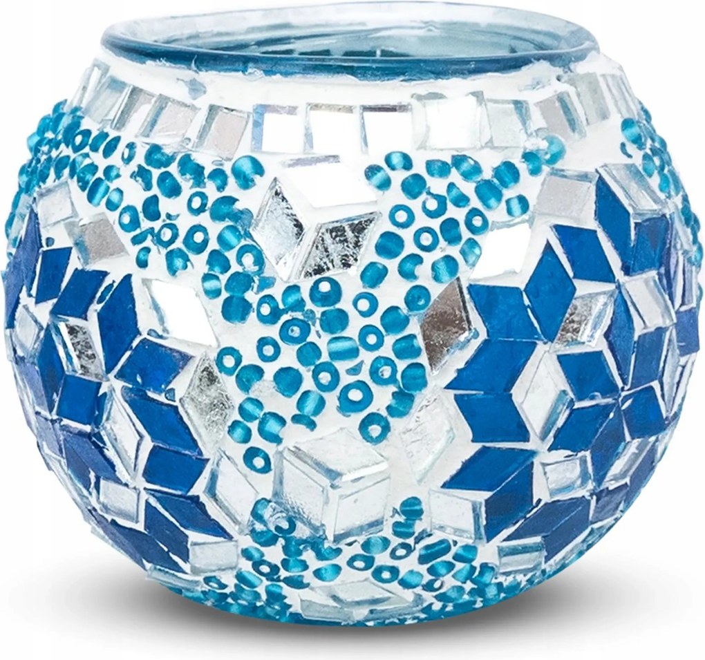 Lampion Gyertyatartó Teamécses Kézzel Készített Keleti Mozaik