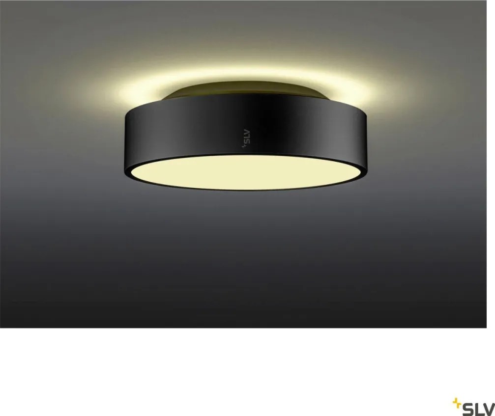 SLV 1007286 MEDO Modern Kültéri Mennyezeti Lámpa Fekete LED IP50