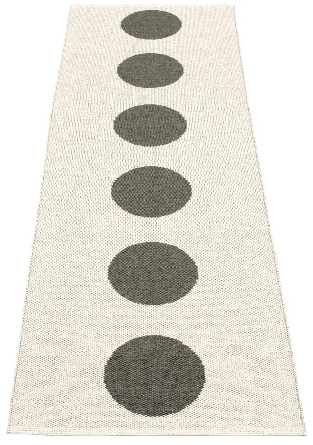 Sötétszürke kültéri-beltéri futószőnyeg 70x225 cm Vera Charcoal – Pappelina