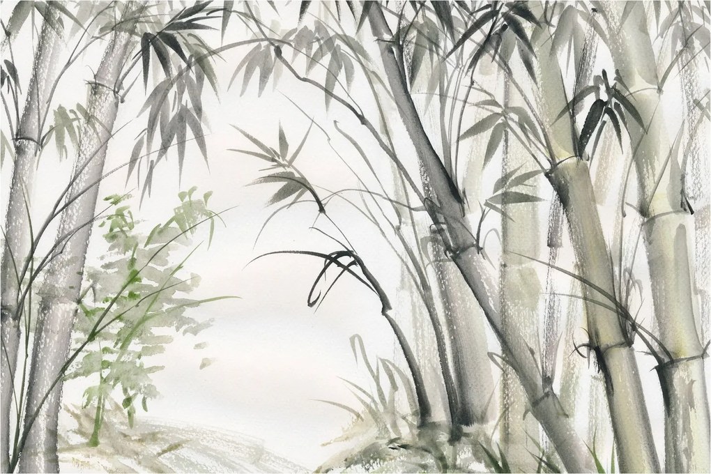 Kép  Bambusz, rajz (90x60 cm)