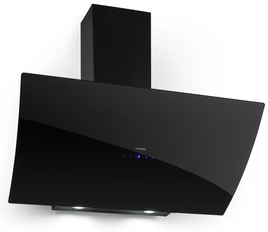 Klarstein Annabelle 90, páraelszívó, üveg, 595 m³/ó, érintőképernyős, fekete