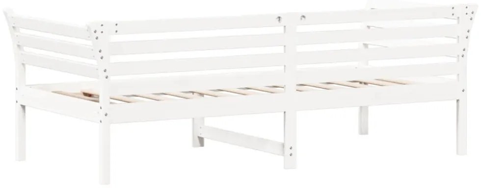 kanapéágy ágy matrac fehér 100x200 cm tömör fa fenyőfa