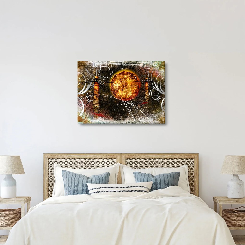 Egy őskori festmény képe (70x50 cm)