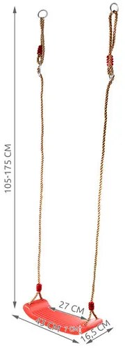 Plastic swing - red 23555