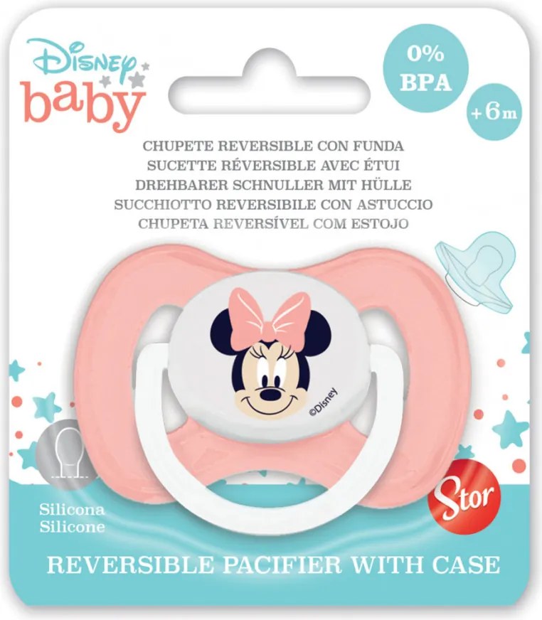 Disney Minnie Ooh Lala! megfordítható baba cumi tokkal