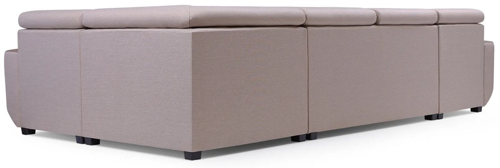 Sarokkanapé Istar U (barna + bézs) (J). 630089