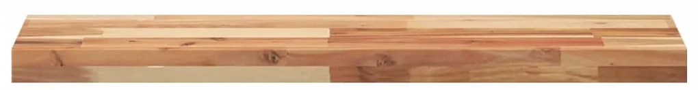 olajbevonatú tömör akácfa függőpolc 100 x 20 x 4 cm