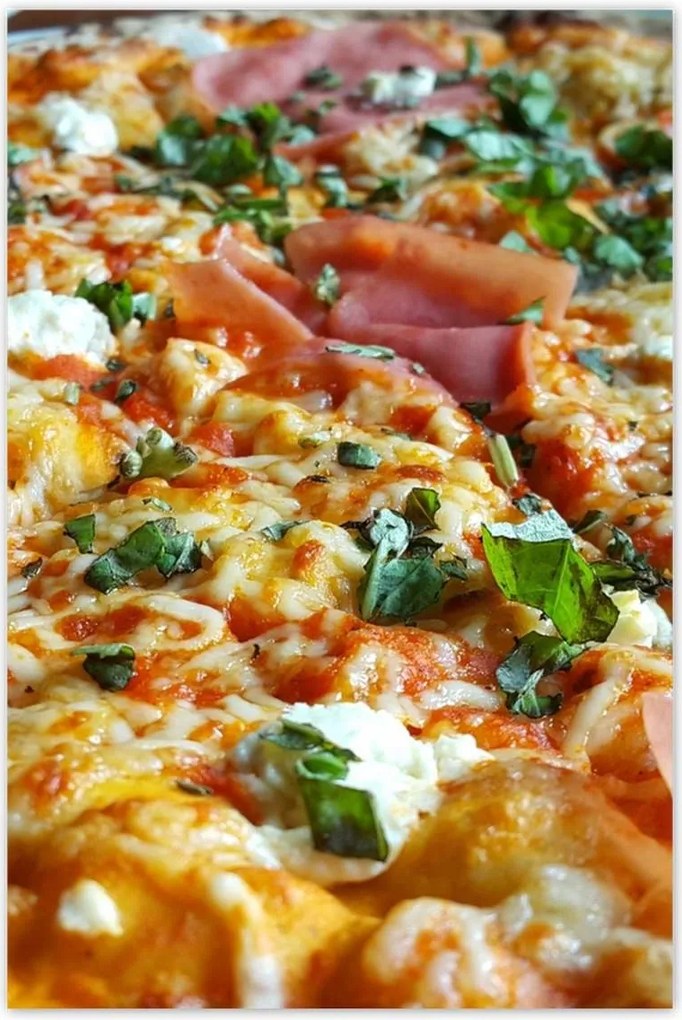 Poszterek 80x120 Pizza zöldségekkel