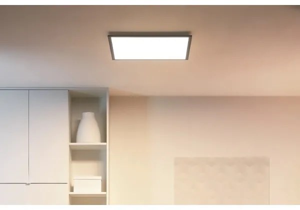 WiZ - LED Dimmelhető mennyezeti lámpa SUPERSLIM LED/36W/230V fekete Wi-Fi
