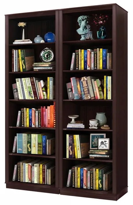 Barna borovi fenyő könyvespolc 148x223 cm Anita – Støraa