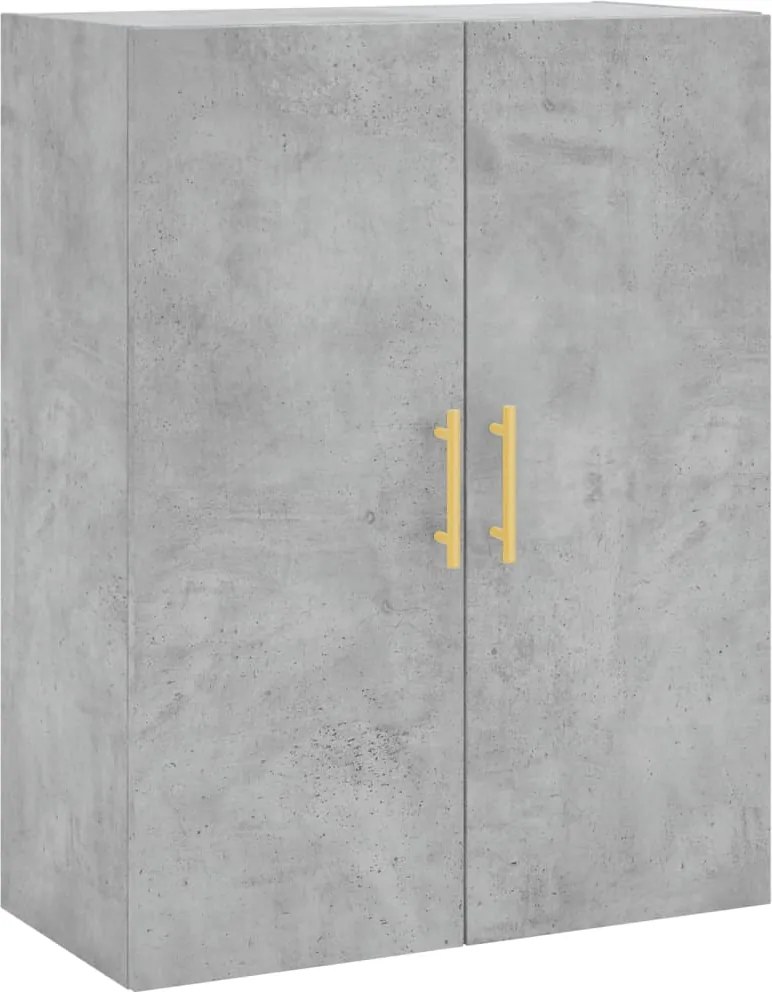 vidaXL betonszürke fali szekrény 69,5x34x90 cm