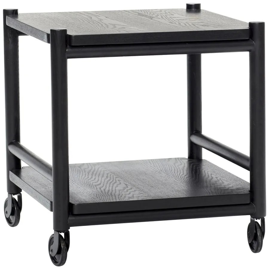 Tölgyfa zsúrkocsi 40x40 cm Norm – Hübsch