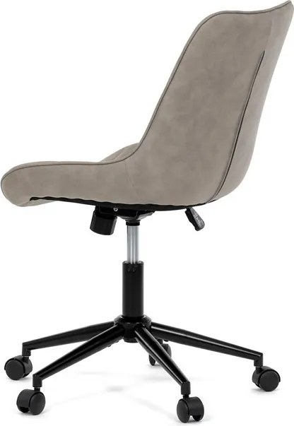 Állítható magasságú bézs szövet irodai szék. KA-V3120 LAN3