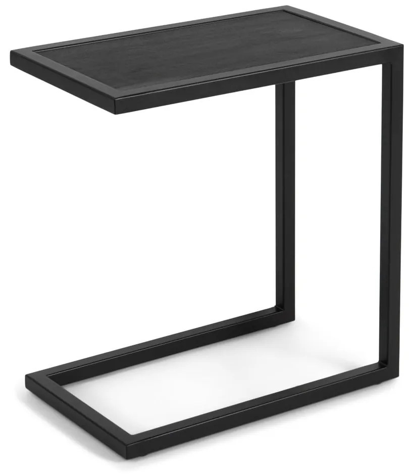 Tárolóasztal tölgyfa asztallappal 50x30 cm Daniël – Spinder Design