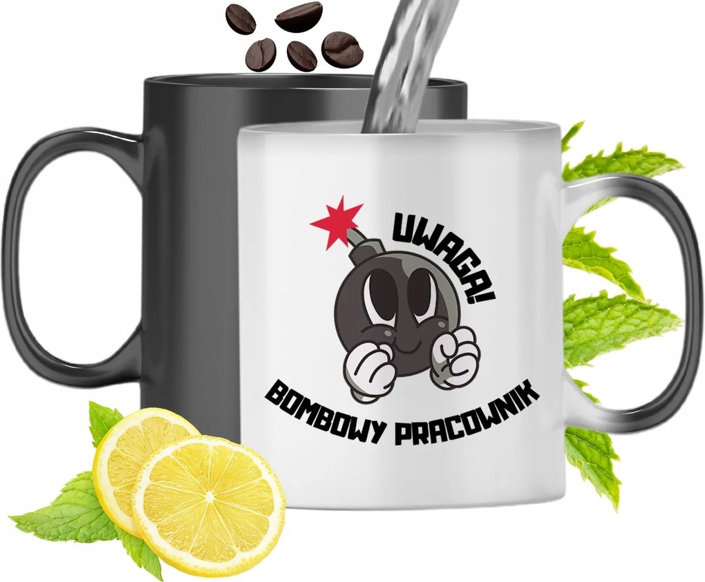 Mágikus Bögre Munkavállalóknak Színváltós, fényképes nyomattal