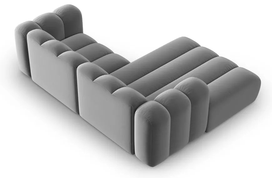 Világosszürke sarokkanapé (bal oldali) Lupine – Micadoni Home