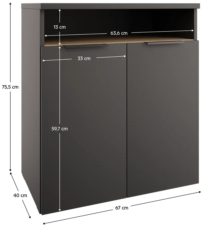 ADAPO 04 szekrény, antracit