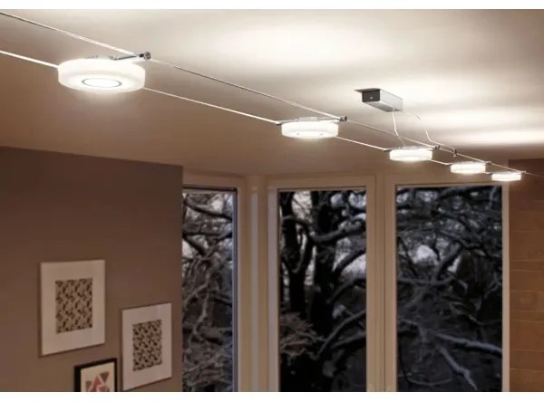 Paulmann 94109 - 5x LED 4,3W spotlámpa MAC 230V kábelrendszerhez
