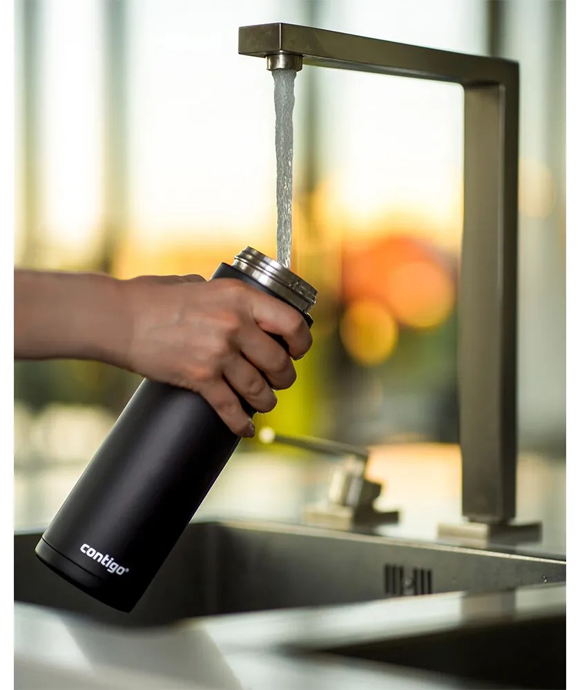 Contigo Chill 720 ml hőálló palack, matt fekete