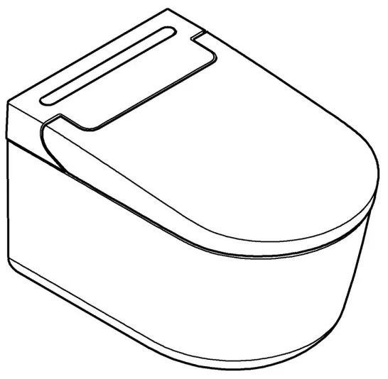 GROHE 36507SH0 - SENSIA zuhanyfunkciós WC 600 × 387 × 403 mm kerámia/fehér