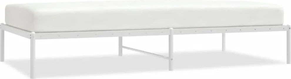 vidaXL fehér fém ágykeret 100x200 cm