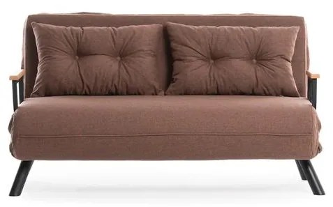2 személyes kanapéágy Homoko 2-Seater - Világos Barna