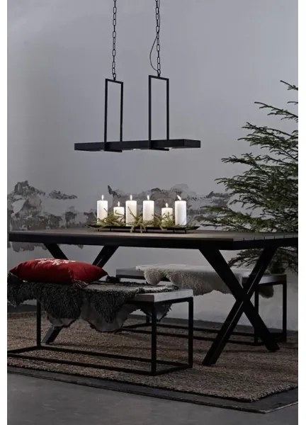 Markslöjd 105780 - LED Dimmelhető csillár TRAY 3xLED/3W/230V fekete