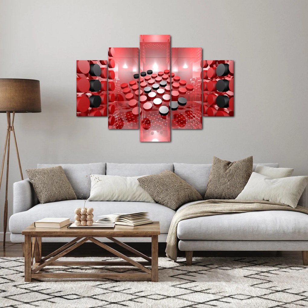 A gomb absztrakció képe (150x105 cm)