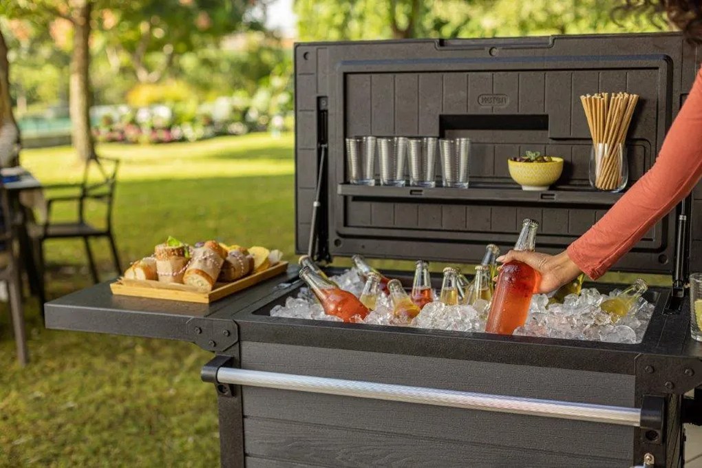 Keter Patio Cooler kerti asztal, szürke