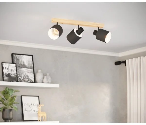 Eglo 99491 - Spotlámpa BATALLAS 3xE27/10W/230V