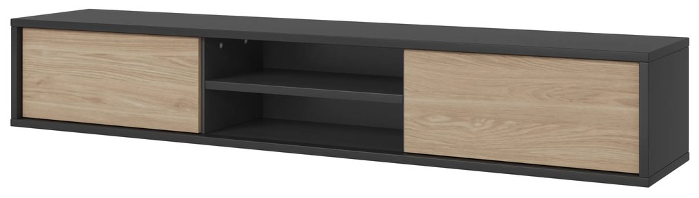 TV asztal Fiora 40 (antracit + olajozott tölgy). 1066469