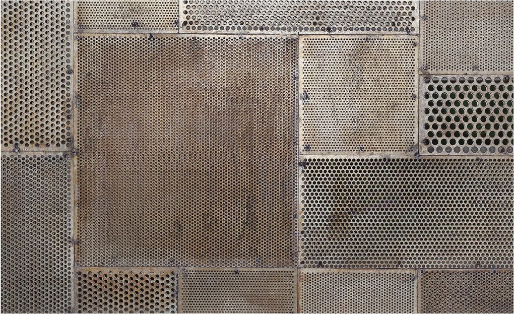 Design fotótapéta Flizelin falra Metál minták 416x254 Ragasztó