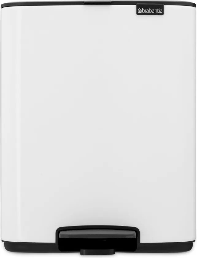 Fehér acél pedálos szemetes 12 l Bo – Brabantia