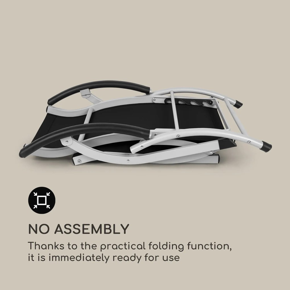 Blumfeldt Sunnyvale, nyugágy lábtartóval, alumínium, 4 szint