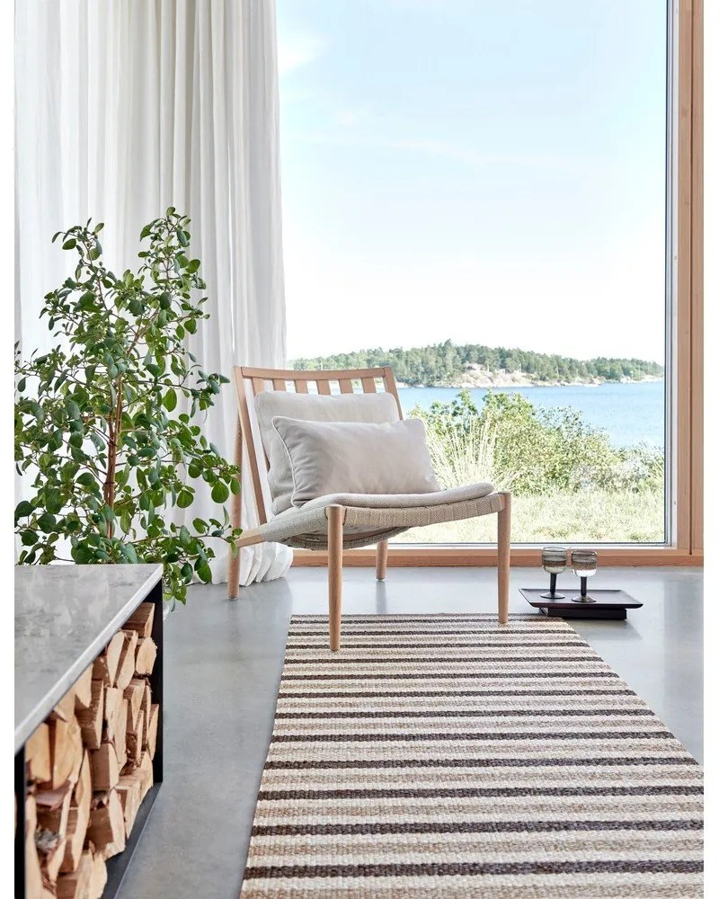 Bézs kültéri-beltéri futószőnyeg 70x240 cm Teo Brown – Pappelina