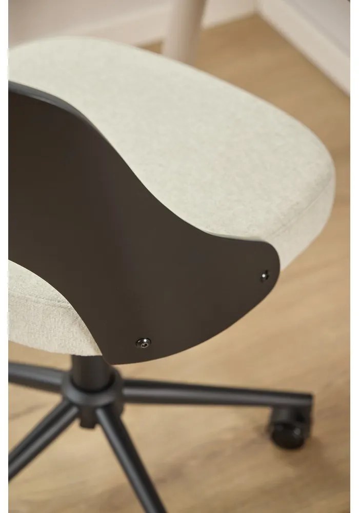 Fekete-bézs irodai szék Lucy – Actona