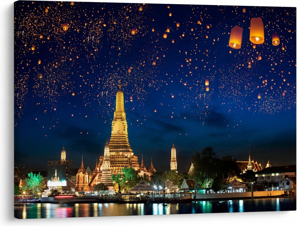 Kép - A boldogság lámpásai, Bangkok (70x50 cm)