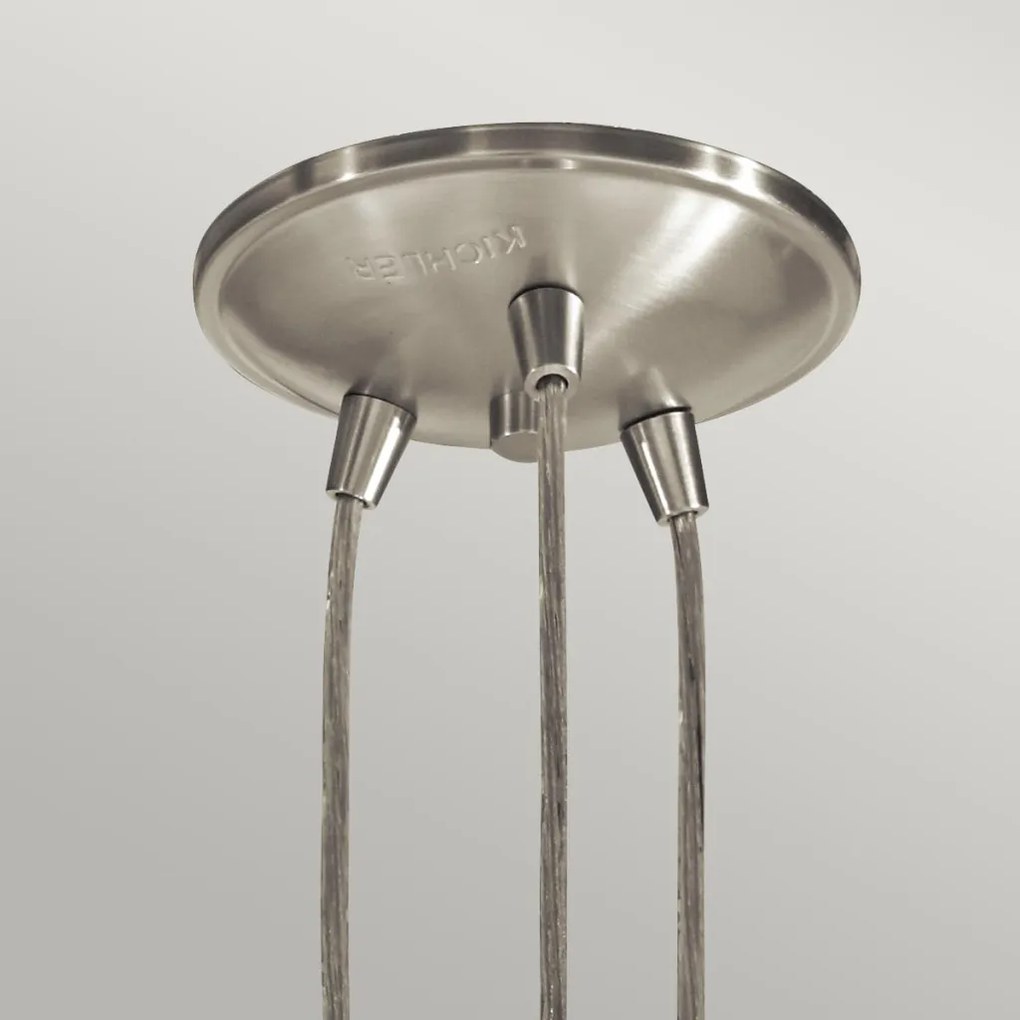 Kichler BRINLEY KL-BRINLEY3-NI Függőlámpa 3x60W/E27
