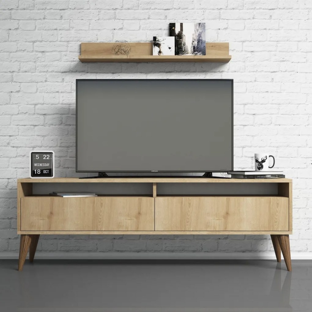 Best TV-állvány, tölgy, 150 cm – TR845HCT3088