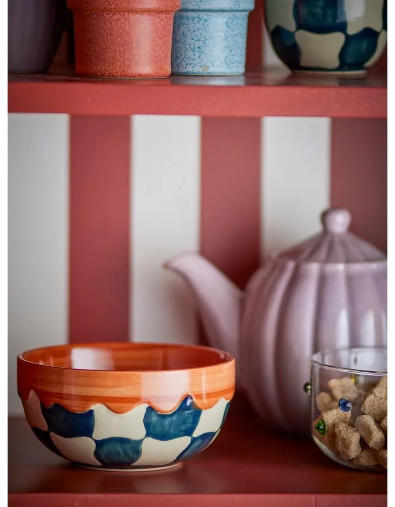 Kőedény tálka szett 4 db-os 590 ml Check – Bloomingville