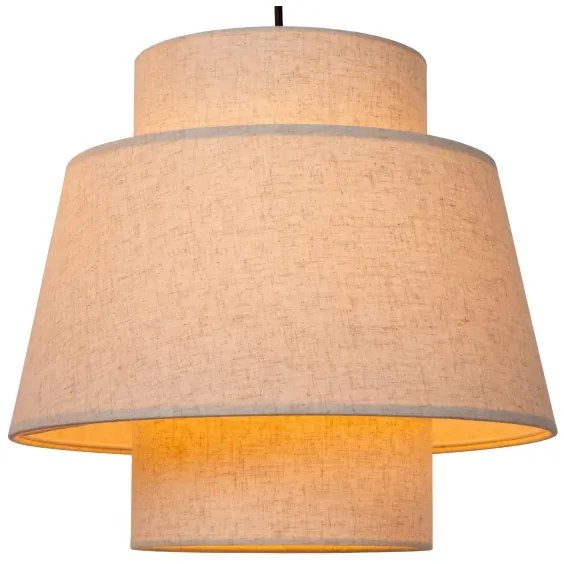 Lucide 21435/13/38 - Csillár zsinóron TRIBUTE 3xE27/40W/230V krémes