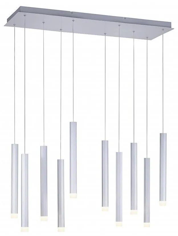 Leuchten Direkt 15206-95 - LED Csillár zsinóron BRUNO 10xLED/4,8W/230V