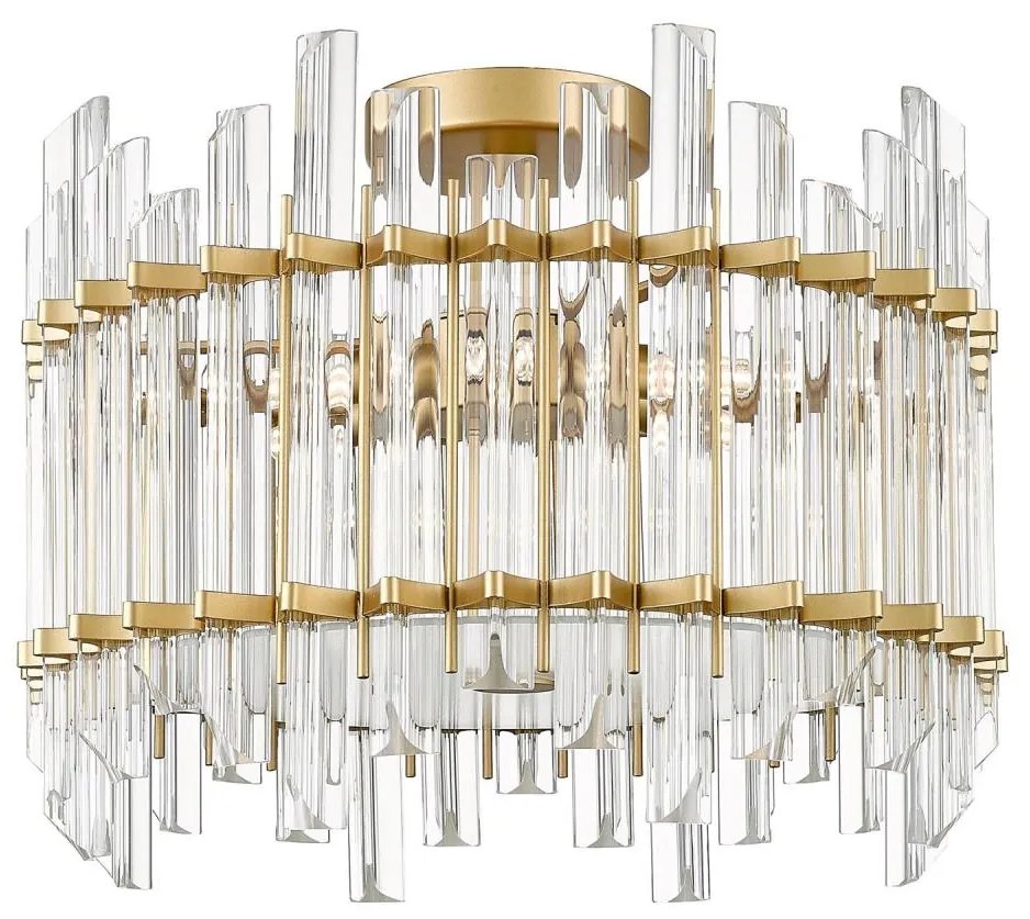 Zuma Line C0556-06D-V7V7 - Felületre szerelhető csillár ALEXANDRIA 6xG9/42W/230V arany