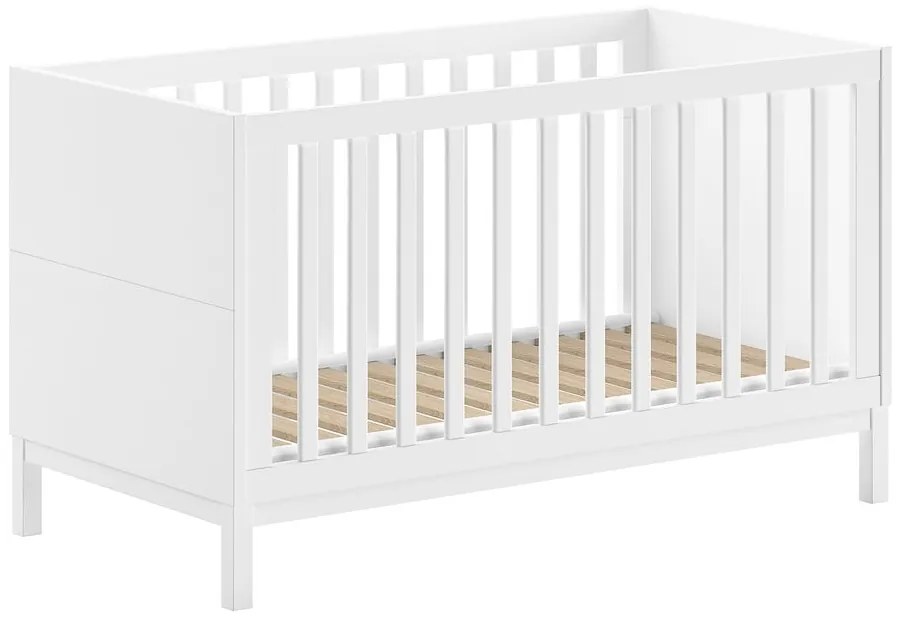 Fehér borovi fenyő babaágy 70x140 cm Eva – Vipack