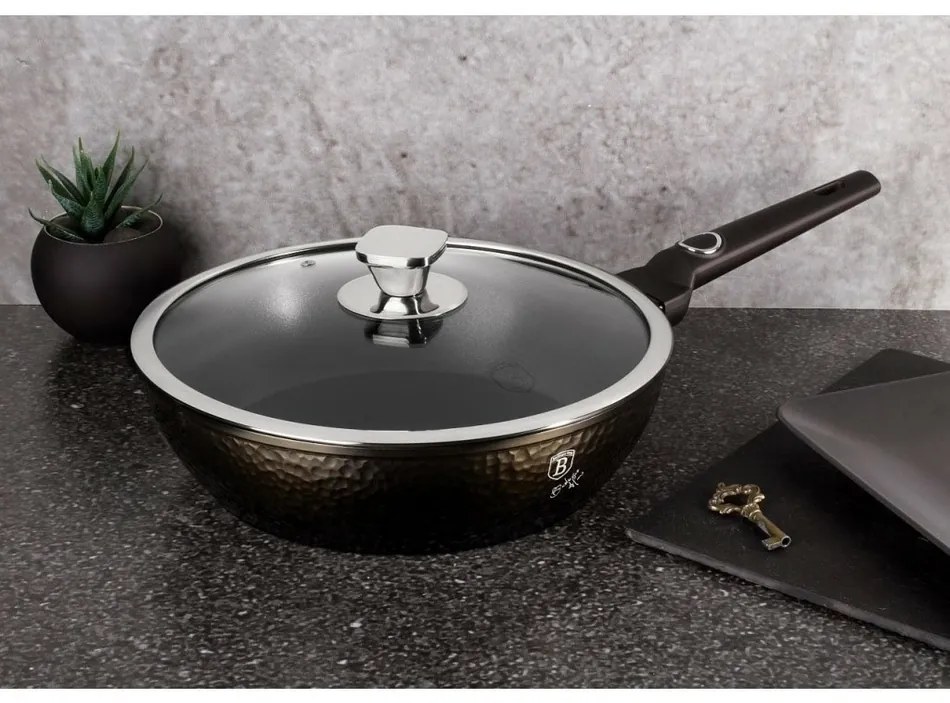 Berlinger Haus Mély serpenyő fedővel Primal GlossCollection, 24 cm, 24 cm