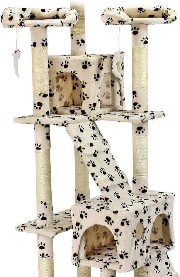 Kaparófa macskáknak Hawaj 170 cm tappancs minta