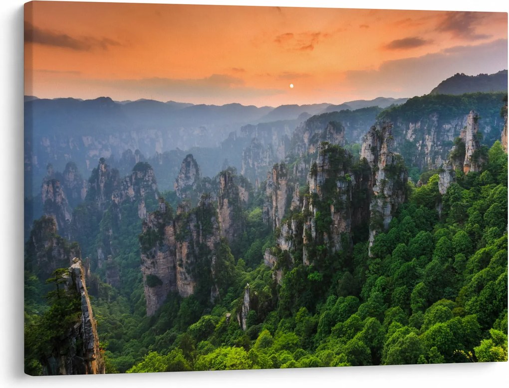 Kép - Zhangjiajie Nemzeti Erdei Park (70x50 cm)