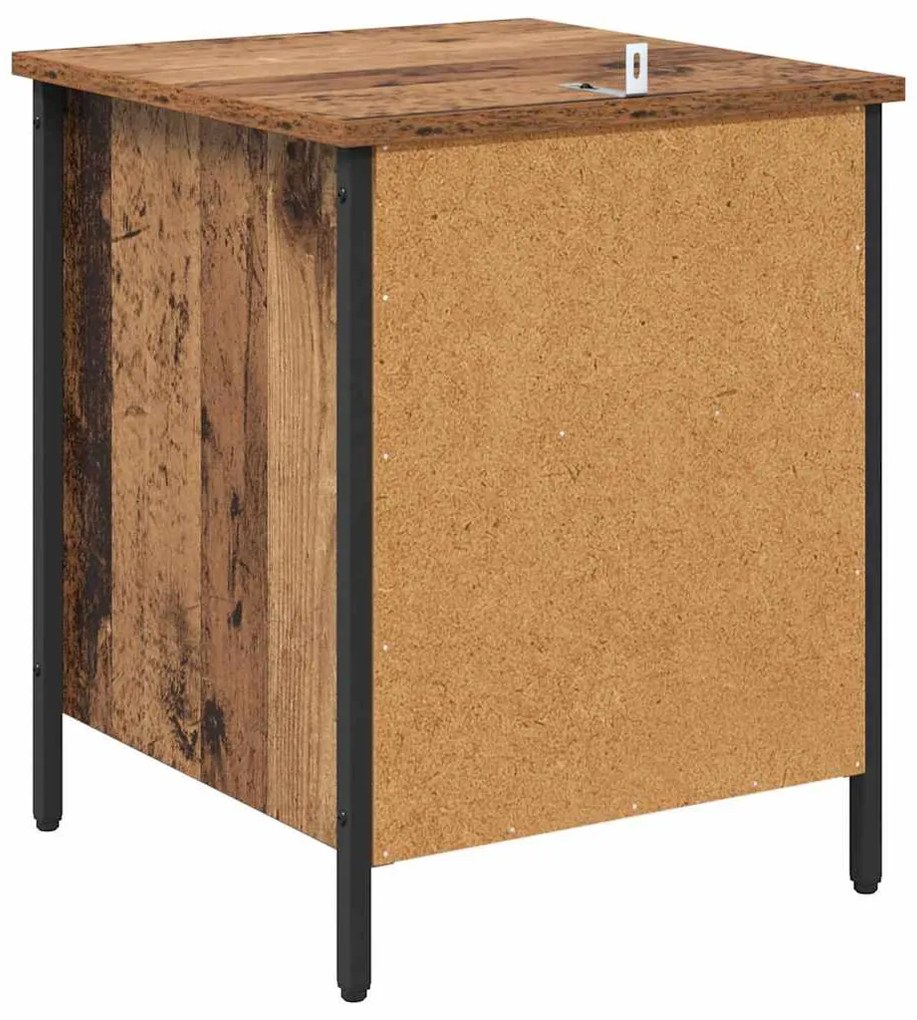 Éjjeliszekrény fiókkal 2 pcs Régi fa 40 x 42 x 50 cm Faanyag