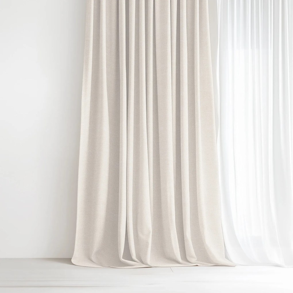 Goldea peru dekoratív drapéria - természetes 240x135 cm