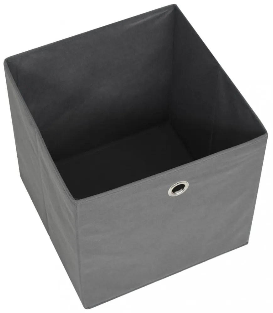 4 db szürke, nem szőtt tárolódoboz 32 x 32 x 32 cm